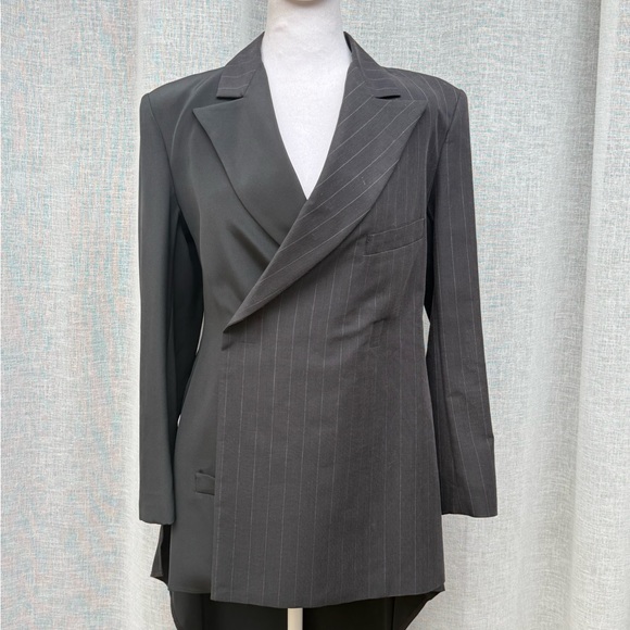 Yohji Yamamoto black swallowtail blazer - Picture 4 of 13